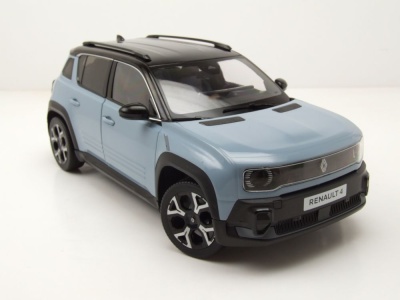Renault 4 E-Tech 100% Electric 2025 hellblau schwarz Modellauto 1:18 Norev