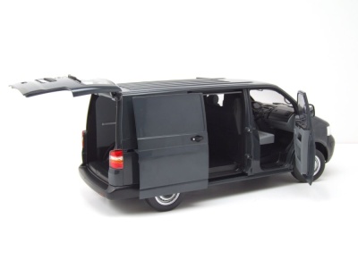 VW T4 Bus Transporter 2003 grau Modellauto 1:18 Norev