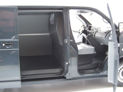 VW T4 Bus Transporter 2003 grau Modellauto 1:18 Norev