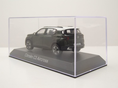 Citroen C3 Aircross 2025 dunkelgrün weiß Modellauto 1:43 Norev