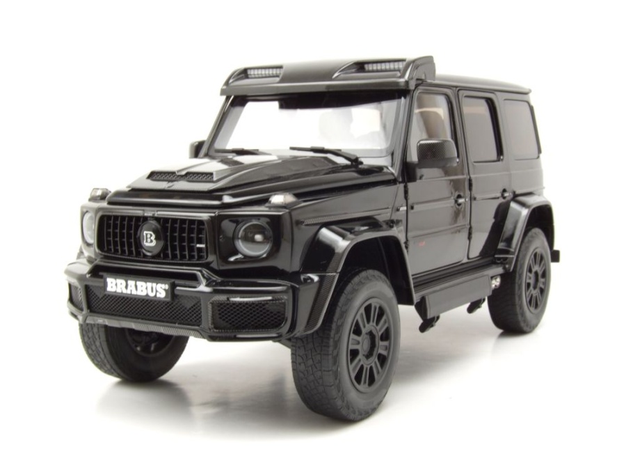 Brabus G63 Mercedes G-Klasse 4x4 2023 schwarz metallic Modellauto 1:18 Almost Real