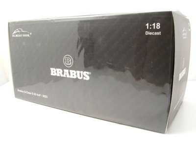 Brabus G63 Mercedes G-Klasse 4x4 2023 schwarz metallic Modellauto 1:18 Almost Real