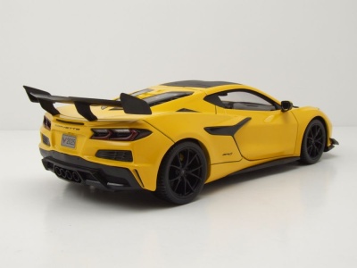 Chevrolet Corvette ZR1 Coupe gelb schwarz Modellauto 1:18...