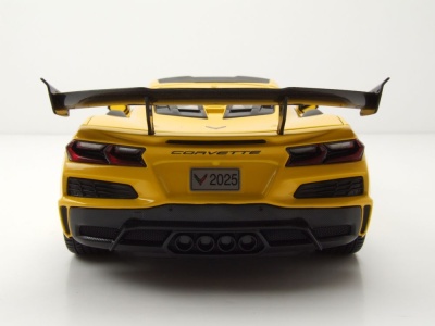 Chevrolet Corvette ZR1 Coupe gelb schwarz Modellauto 1:18 Maisto