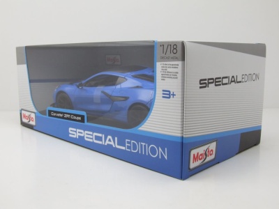 Chevrolet Corvette ZR1 Coupe blau metallic Modellauto 1:18 Maisto