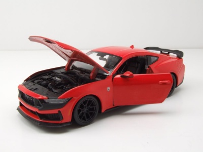 Ford Mustang Dark Horse 2024 rot metallic Modellauto 1:24 Maisto