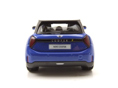 Mini Cooper SE J01 2023 blau weiß Modellauto 1:24 Maisto