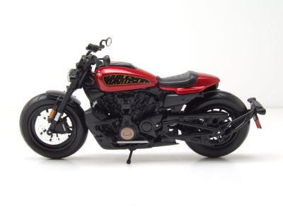 Harley Davidson Sportster S 2024 rot Modellmotorrad 1:12 Maisto