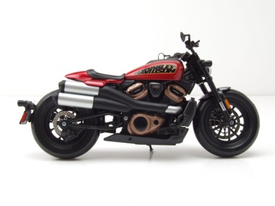 Harley Davidson Sportster S 2024 rot Modellmotorrad 1:12 Maisto