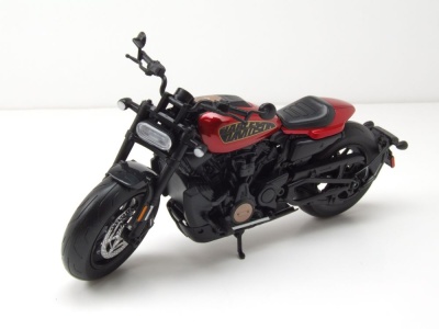 Harley Davidson Sportster S 2024 rot Modellmotorrad 1:12 Maisto