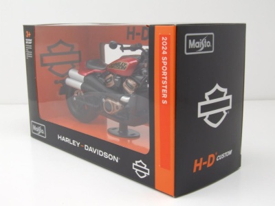 Harley Davidson Sportster S 2024 rot Modellmotorrad 1:12 Maisto