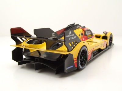 Ferrari 499P #83 Le Mans 2024 gelb mit Vitrine Kubica...