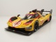 Ferrari 499P #83 Le Mans 2024 mit Vitrine Modellauto 1:18 Bburago