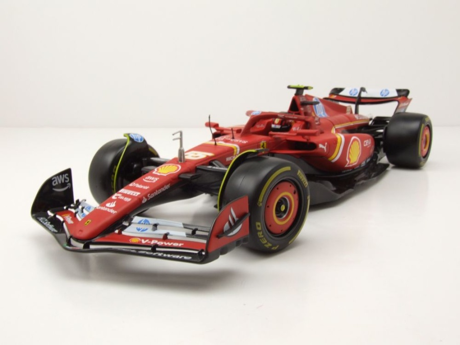 Ferrari SF-24 #16 Formel 1 Imola 2024 rot Sainz Modellauto 1:18 Bburago