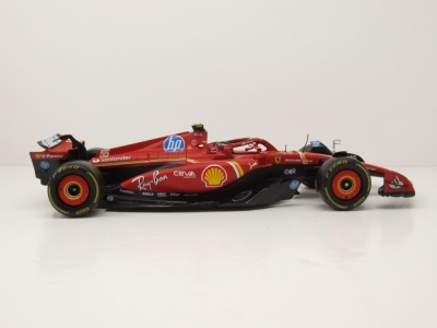 Ferrari SF-24 #16 Formel 1 Imola 2024 rot Sainz Modellauto 1:18 Bburago
