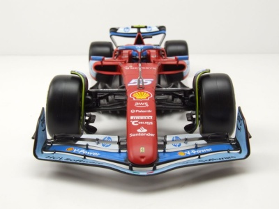 Ferrari SF-24 #55 Formel 1 Miami GP 2024 rot Sainz Modellauto 1:18 Bburago