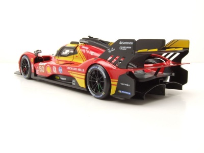 Ferrari 499P #50 Sieger Le Mans 2024 rot Fuoco Molina Nielsen Modellauto 1:18 Bburago
