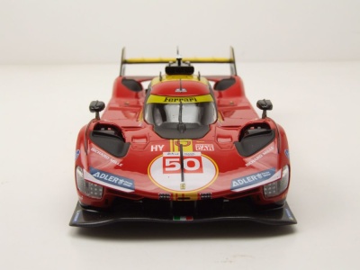 Ferrari 499P #50 Sieger Le Mans 2024 rot Fuoco Molina Nielsen Modellauto 1:24 Bburago