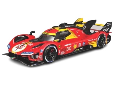 Ferrari 499P #50 Sieger Le Mans 2024 rot Modellauto 1:24...