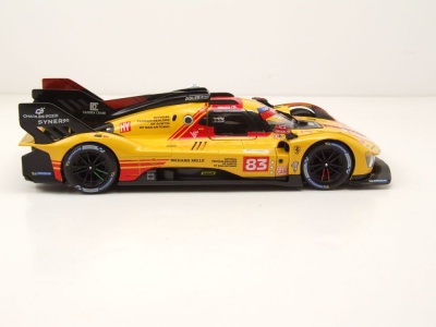 Ferrari 499P #83 Le Mans 2024 gelb Kubica Schwarzman Ye Modellauto 1:24 Bburago
