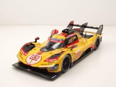 Ferrari 499P #83 Le Mans 2024 gelb Kubica Schwarzman Ye Modellauto 1:24 Bburago