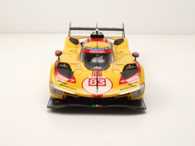 Ferrari 499P #83 Le Mans 2024 gelb Kubica Schwarzman Ye Modellauto 1:24 Bburago