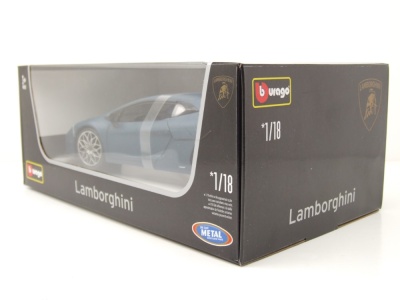 Lamborghini Temerario 2024 blau Modellauto 1:18 Bburago