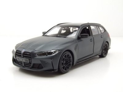 BMW M3 Touring 2023 grau Modellauto 1:24 Bburago