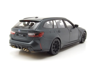 BMW M3 Touring 2023 grau Modellauto 1:24 Bburago