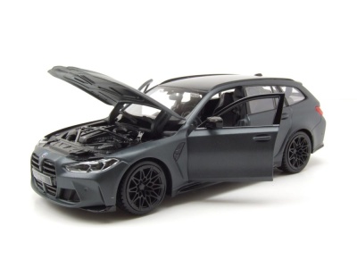 BMW M3 Touring 2023 grau Modellauto 1:24 Bburago