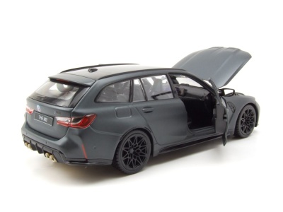 BMW M3 Touring 2023 grau Modellauto 1:24 Bburago
