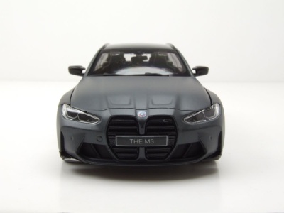 BMW M3 Touring 2023 grau Modellauto 1:24 Bburago