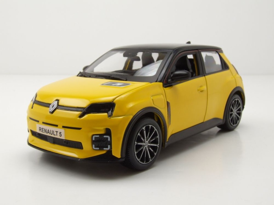 Renault 5 E-Tech gelb Modellauto 1:24 Bburago