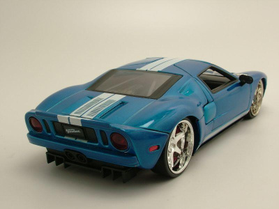 Ford GT 2005 blau - Fast & Furious Modellauto 1:24 Jada Toys