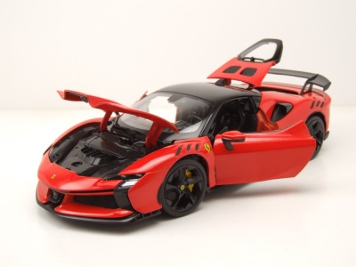 Ferrari SF90 XX Stradale rot Modellauto 1:18 Bburago