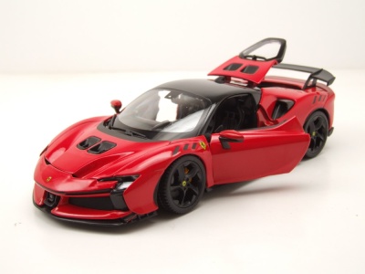 Ferrari SF90 XX Stradale rot Modellauto 1:24 Bburago