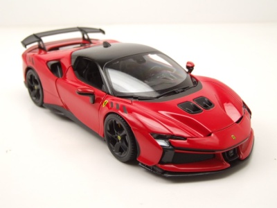 Ferrari SF90 XX Stradale rot Modellauto 1:24 Bburago
