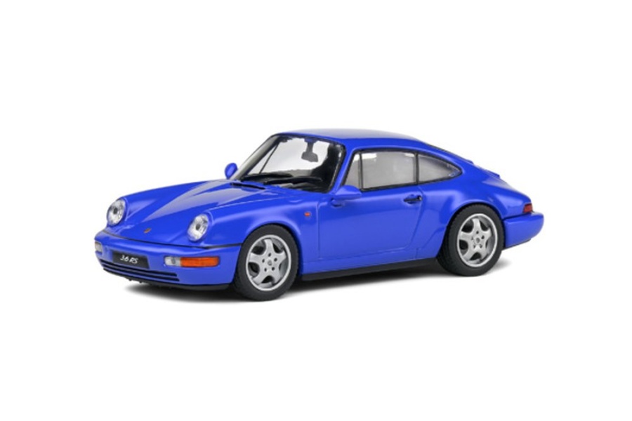Porsche 911 964 RS 1992 blau Modellauto 1:43 Solido