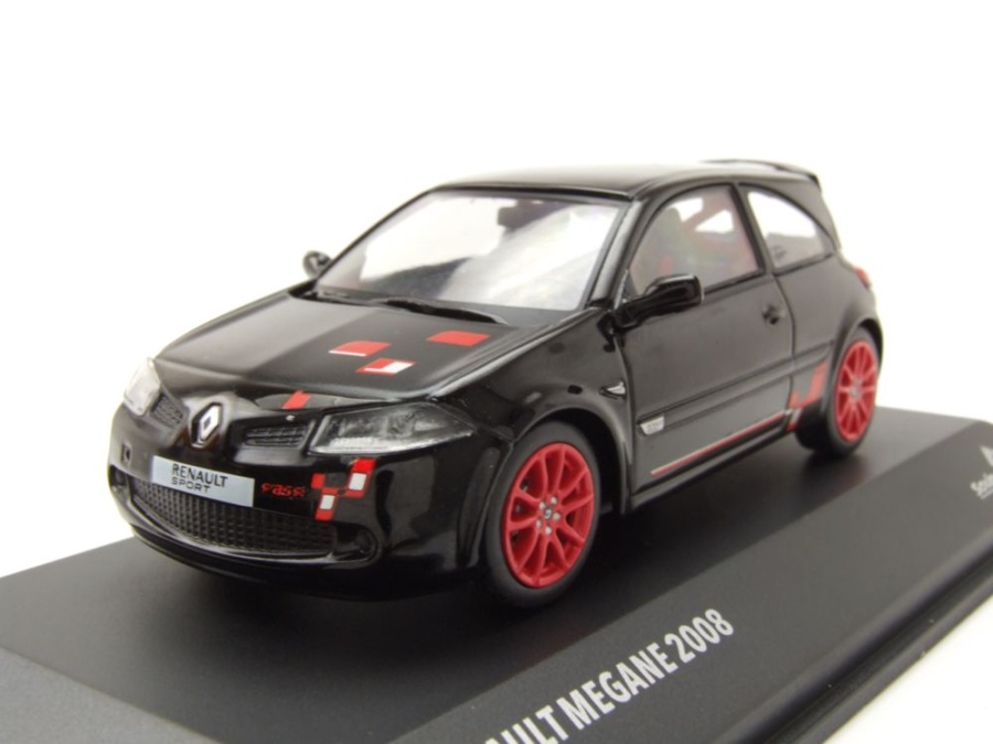 Renault Megane R26R 2008 schwarz Modellauto 1:43 Solido