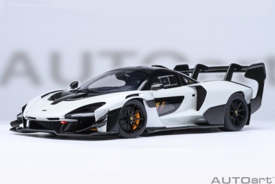 McLaren Senna GTR weiß Modellauto 1:18 Autoart