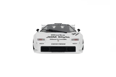 LB-Works Liberty Walk Lamborghini Countach 2023 weiß Modellauto 1:18 GT Spirit