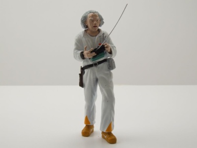 Figur Doc Brown Zurück in die Zukunft für 1:18...
