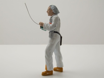 Figur Doc Brown Zurück in die Zukunft für 1:18...