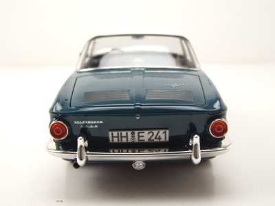 VW Karmann Ghia 1500 Typ 34 1961 dunkelblau weiß Modellauto 1:18 Norev