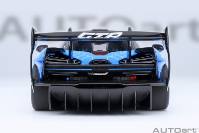 McLaren Senna GTR Presentation #12 blau schwarz Modellauto 1:18 Autoart