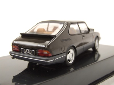 Saab 900 Turbo 1988 schwarz Modellauto 1:43 ixo models