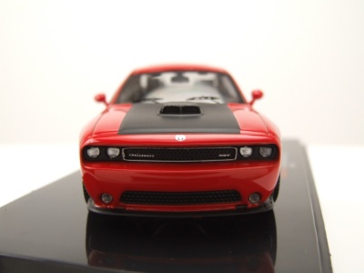 Dodge Challenger SRT8 2009 rot schwarz Modellauto 1:43 ixo models