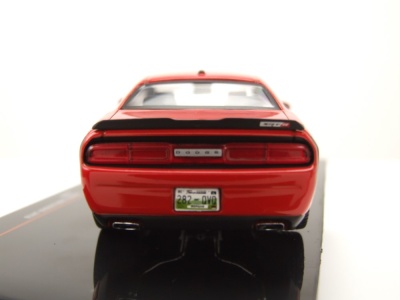 Dodge Challenger SRT8 2009 rot schwarz Modellauto 1:43 ixo models