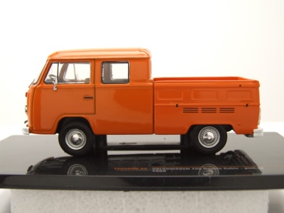 VW T2 DoKa Pritsche 1972 orange Modellauto 1:43 ixo models