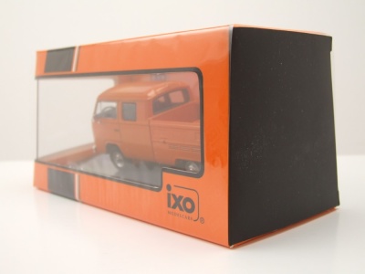 VW T2 DoKa Pritsche 1972 orange Modellauto 1:43 ixo models